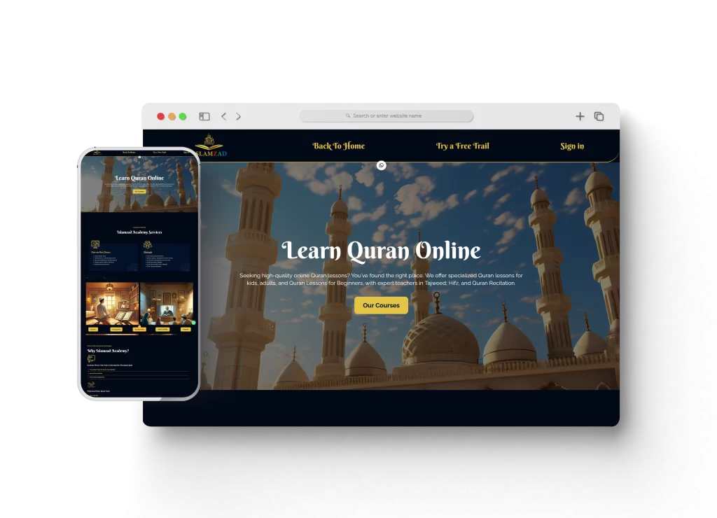 IslamZad احد اعمال قيمة تك تعبرية عن تصميم موقع لمكتب محاماه