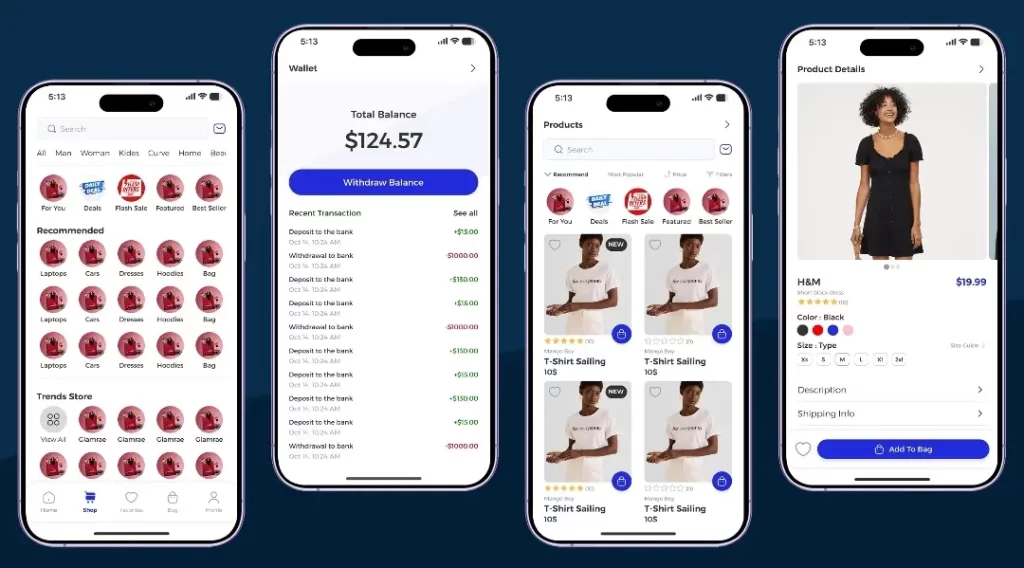 تطبيق شركة انطلاقة أحد أعمال قيمة تك، تعبيرية عن شركة تصميم تطبيقات مصر