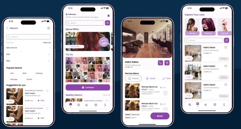 تطبيق شركة Grooma أحد أعمال قيمة تك، تعبيرية عن شركات لعمل ابلكيشن 