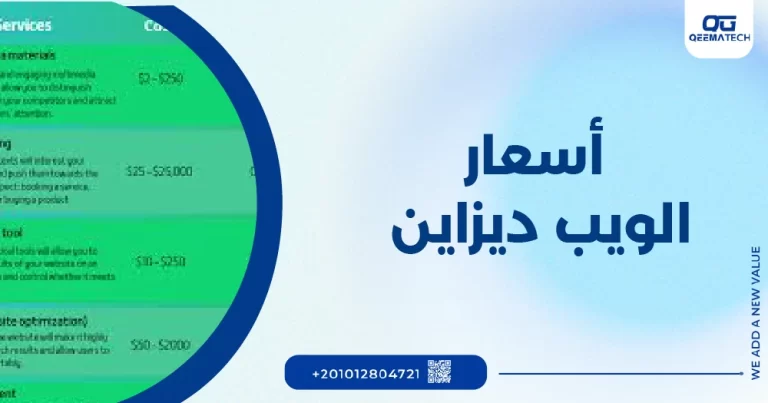 أسعار الويب ديزاين