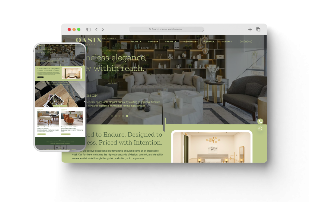 موقع oasixi من أعمال قيمة تك تعبيرية عن شركات تصميم وادارة مواقع ويب