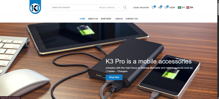 متجر K3 PRO احد اعمال قيمة تك تعبيرية عن شروط فتح متجر في الانستقرام في السعودية،