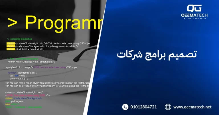 تصميم برامج شركات