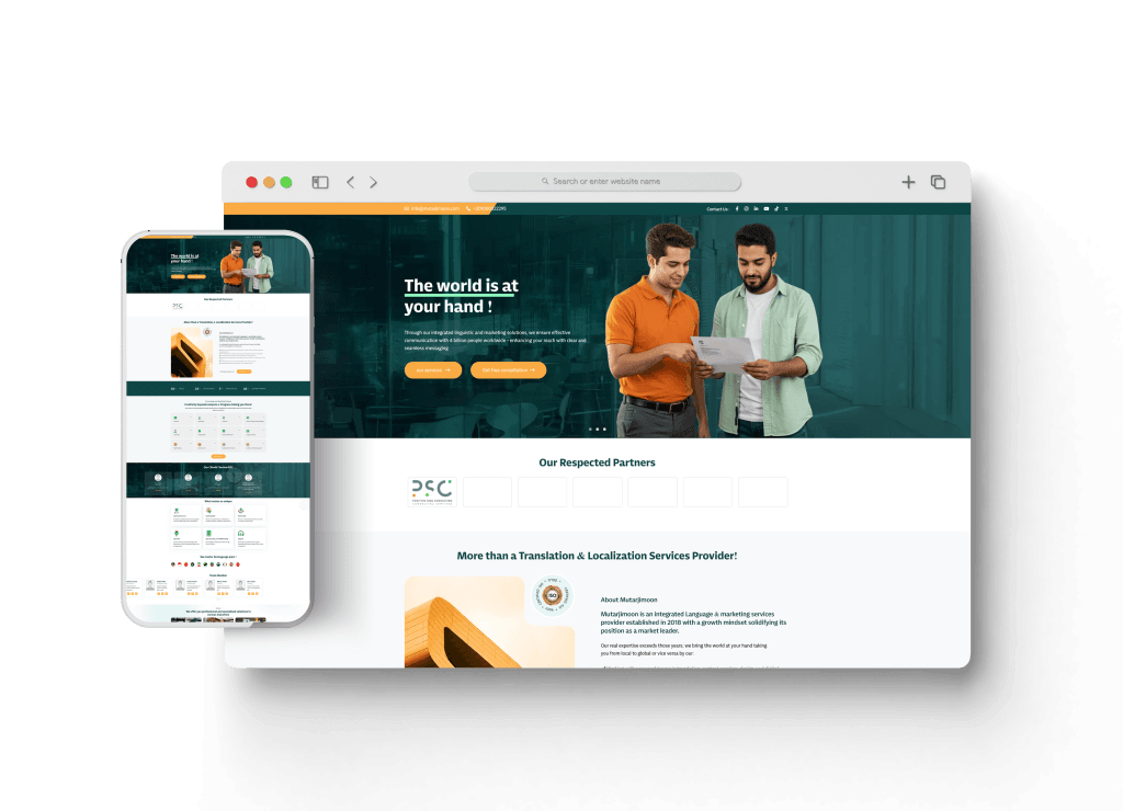 موقع مترجمون من أعمال قيمة تك تعبيرًا عن أفضل تصميم مواقع
