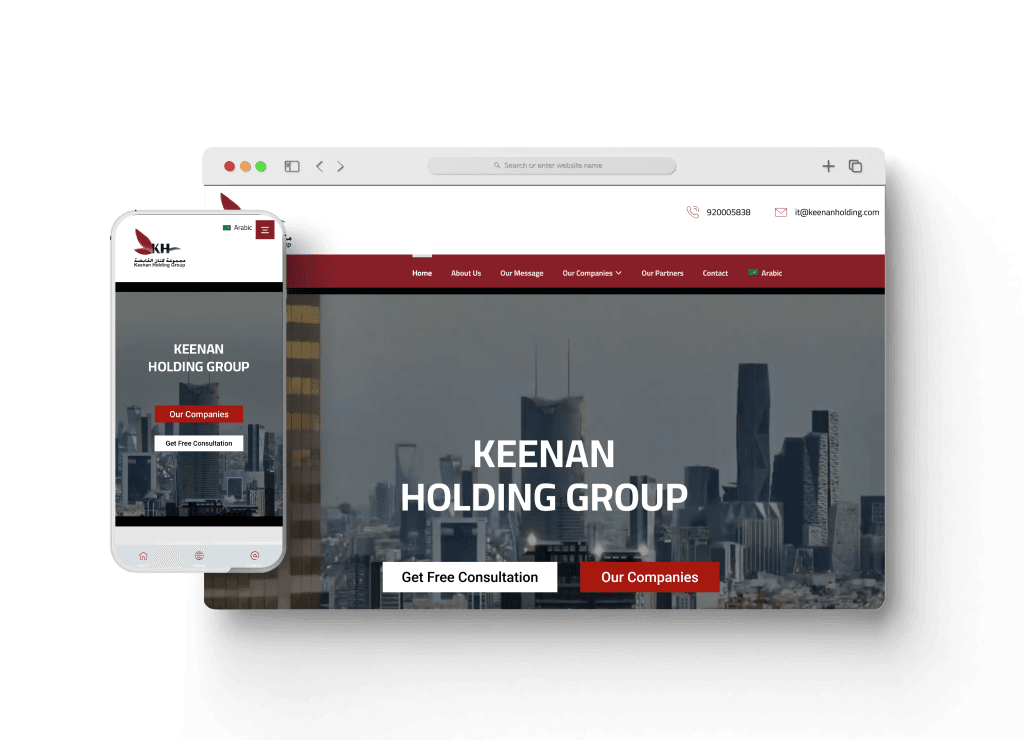 موقع Keenan أحد أعمال قيمة تك تعبيرية عن أفضل مصمم مصري في الوطن العربي