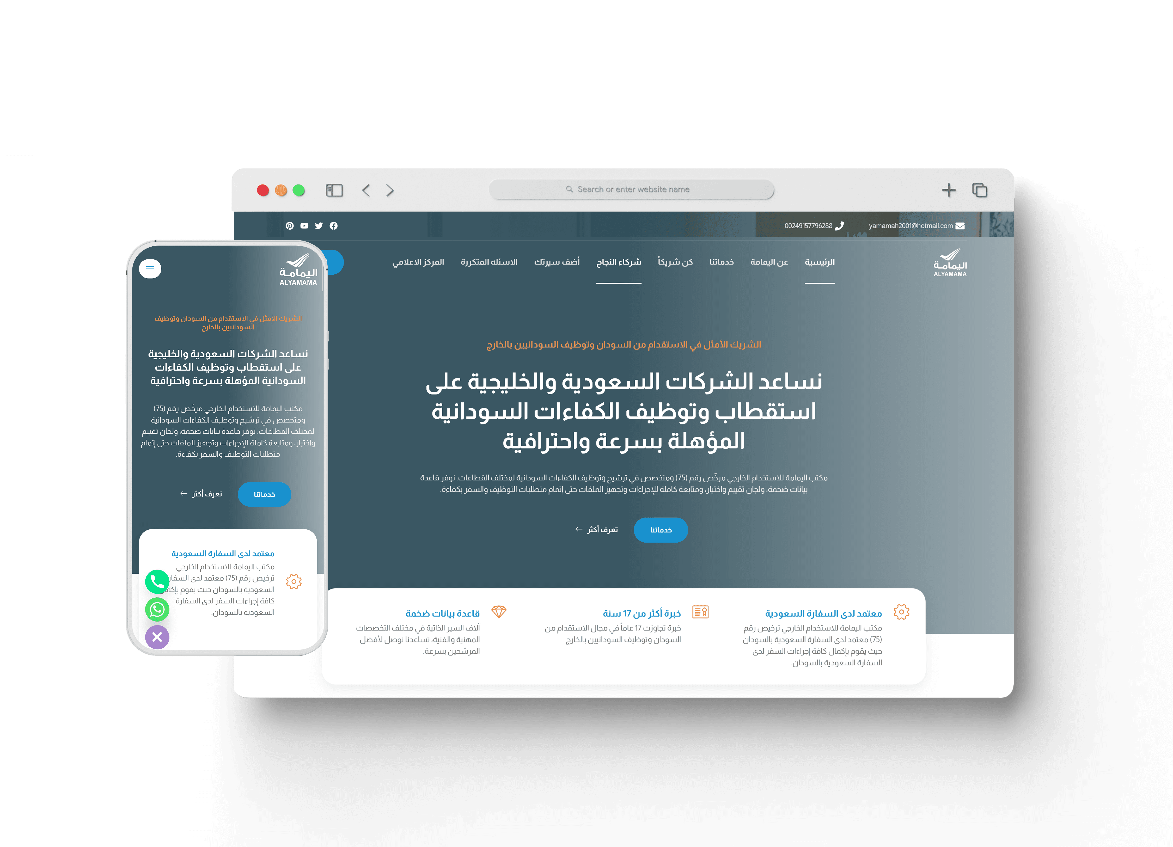 مكتب اليمامة للاستخدام الخارجي، تعبيرية عن خصائص التسويق الإلكتروني 