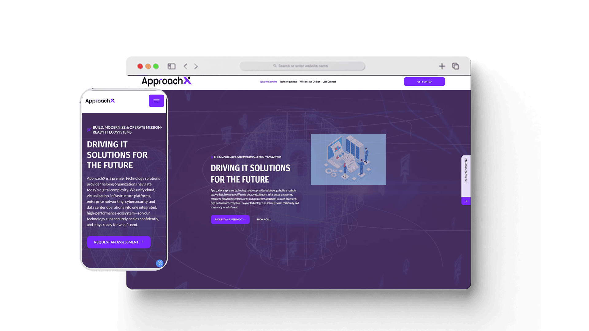 موقع شركة ApproachX أحد أعمال قيمة تك