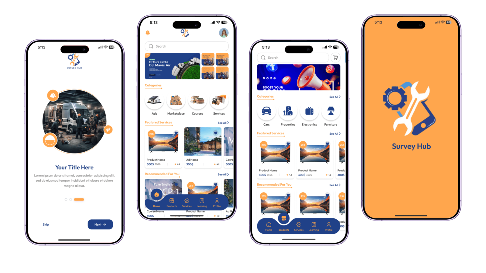 تطبيق SurveyHub